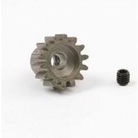 Pignon moteur Acier - Module 1 - 14 dents - axe 5mm