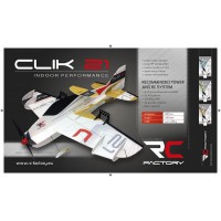 Avion RC Factory Clik 21 Bleu