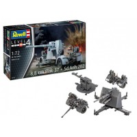 1/72e Revell 8,8 cm Flak 37 + Sd.Anh.202 