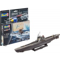 1/350e Revell Model Set Sous-marin Allemand Type VII C/41