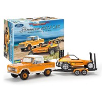 1/25e Revell Ford Bronco Half Cab + remorque + Buggy Sandman II