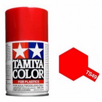 Bombe Tamiya TS-49 rouge vif brillant