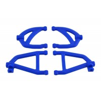 Triangles arrières inférieurs et supérieurs renforcés bleus – 1/16e-Rally-Slash