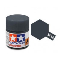 Pot de peinture acrylique Tamiya XF-50 Bleu campagne mat 10ml