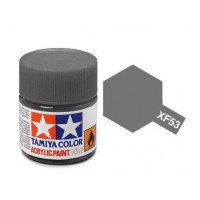 Pot de peinture acrylique Tamiya XF-53 Gris Neutre mat 10ml