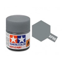 Pot de peinture acrylique Tamiya XF-66 Gris Clair mat 10ml