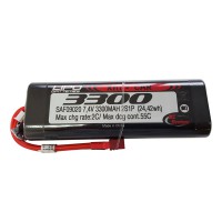 Accu LiPo RC System semi rigide 2s1p 7,4V 3300mAh 30C Dean