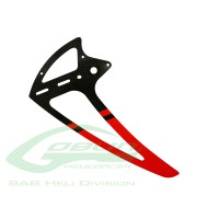 Dérive vertical carbone rouge - Goblin 500