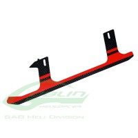 Patin d’atterrissage carbone rouge 1pc - Goblin 500