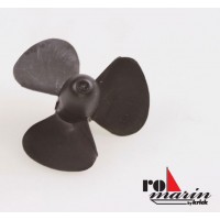 Hélice tripale plastique renforcé diamètre 60mm / M4 / Gauche