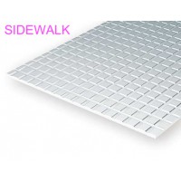 4518-Evergreen Plaque quadrillage trottoir 152x304x1x12,7mm