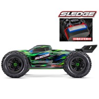 Traxxas Sledge 4x4 Brushless Belted Vert SUR-COMMANDE