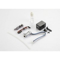 Pipe d'échappement avec système fumée et LED pour voiture 1/10