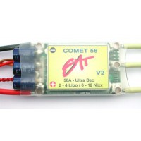 Contrôleur SMT Comet V2 56A Ultra Bec 6/12NiMH/2/4él LiPo-avion/planeur/bateau