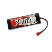 Accu NiMH Robitronic pack stick 3000 mAh 7,2V Dean