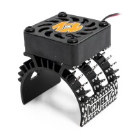 Support ventilateur moteur en alu (diam 36 mm) + Ventilateur