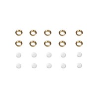 Hublot laiton dia 9mm 10pcs