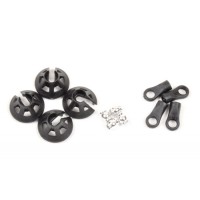 Pièces d'amortisseur plastique (2pcs) - PIRATE BAJA RC I MONSTER TRUCK EP