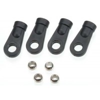 Chapes d'amortisseur renforcées et rotules pour axes 4mm - RC8B