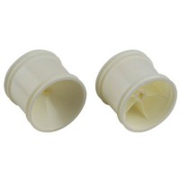 Jantes arrières blanches TQ 2" – la paire