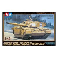 1/48e Tamiya British Tank Challenger 2 (Tropicalisé)