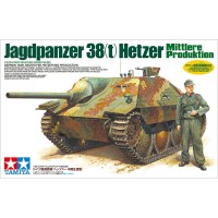 1/35e Tamiya Jagdpanzer 38(t) Hetzer Milieu de prod
