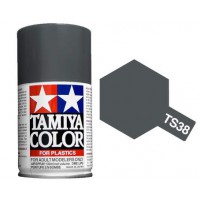Bombe Tamiya TS-38 gris acier brillant