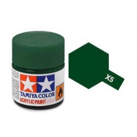 Pot de peinture acrylique Tamiya X-5 Vert brillant 10ml