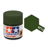 Pot de peinture acrylique Tamiya XF-13 Vert Armée Air Mat 10ml