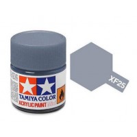 Pot de peinture acrylique Tamiya XF-25 Gris Mer mat 10ml