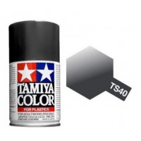 Bombe Tamiya TS-40 Noir métal brillant