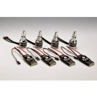 Combo TBS Set 4 moteurs « 2830 » 750Kv + contrôleurs 30A