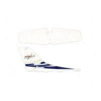 Stabilisateur et dérive (Blue) TGP0361B Top Gun Park Flite Class 400 Cessna