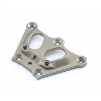 Renfort de châssis avant supérieur, aluminium : Losi 5T, 5B