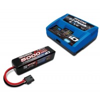 ∆ Combo Traxxas Chargeur EZ-PEAK LIVE 2971G avec 1 LiPo 5000 4s 2889X