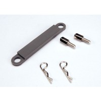 Plaque de fixation accus grise - Traxxas