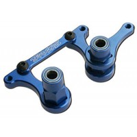 Renvois de direction Alu anodisés bleus - Drag link