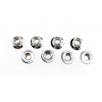 ECROUS NYLSTOP ACIER EPAULES 5MM (8) - E Maxx 