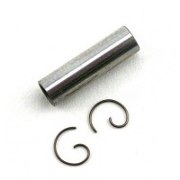 Axe de piston (1) + clips (2) Traxxas 3.3