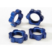Ecrous de roues alu bleu 17mm TRAXXAS