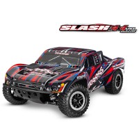 Traxxas SLASH 4x4 VXL Clipless Rouge TSM HD 1/10e SUR-COMMANDE