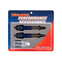 Amortisseurs GTR extra longs ALU ANODISE BLEU (2) tiges TiN