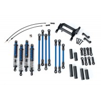 Kit bras et biellette long complet bleu pour TRX-4