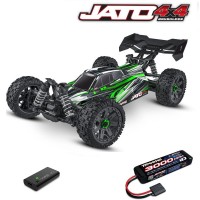 Traxxas Jato 4x4 BL-2s Vert Accu + Chargeur SUR-COMMANDE