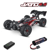 Traxxas Jato 4x4 BL-2s Rouge Accu + Chargeur SUR-COMMANDE