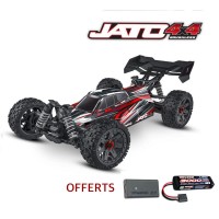 Traxxas Jato 4x4 BL-2s Rouge Accu + Chargeur SUR-COMMANDE