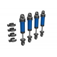 Amortisseurs, GTM, aluminium 6061-T6 (anodisé bleu) (4) TRX-4M