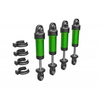 Amortisseurs, GTM, aluminium 6061-T6 (anodisé vert) (4) TRX-4M