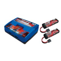 Combo TRAXXAS Chargeur duo 2972G + 2 x LIPO 3S 5000MAH 2872X