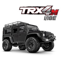 Traxxas TRX-4M Land Rover Defender 1/18e Noir - Prêt à rouler SUR-COMMANDE